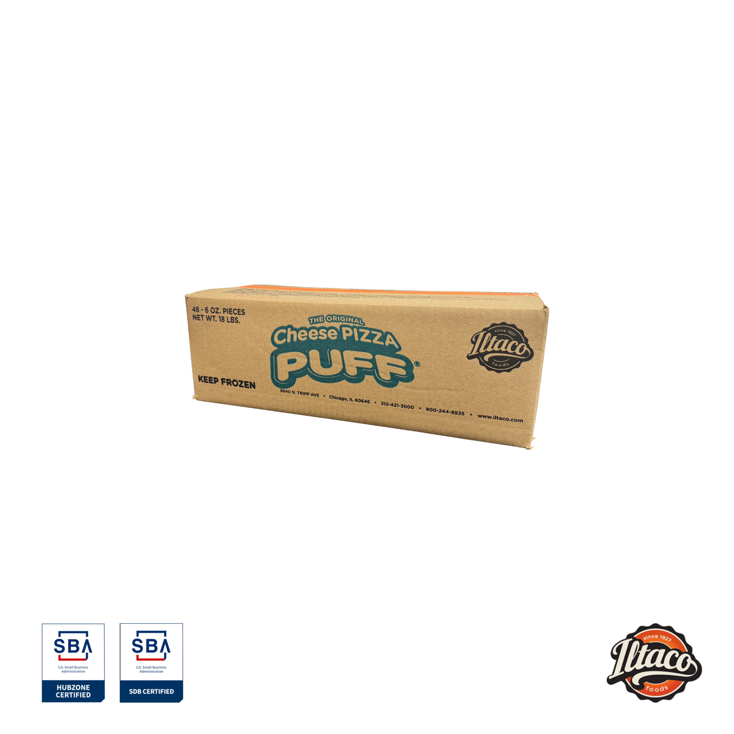 Iltaco Frozen Pizza Puffs (Food Service)