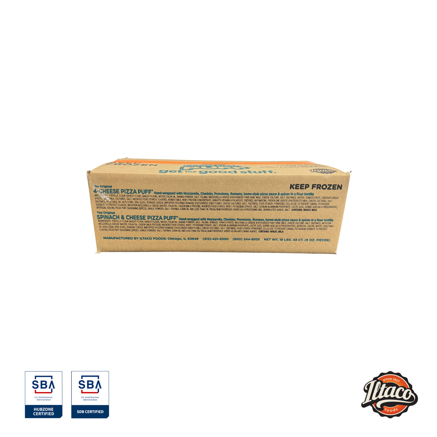 Iltaco Frozen Pizza Puffs (Food Service)