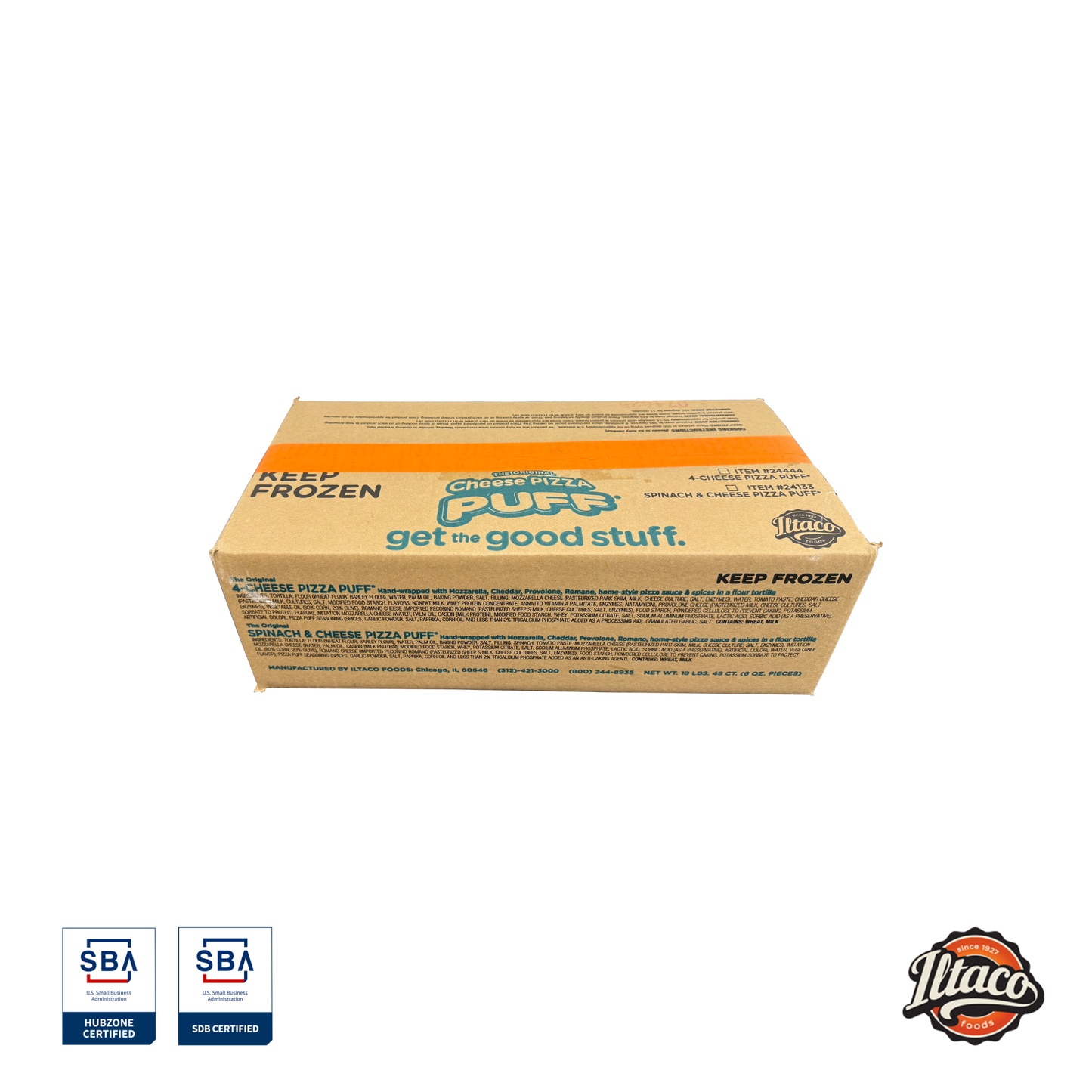 Iltaco Frozen Pizza Puffs (Food Service)