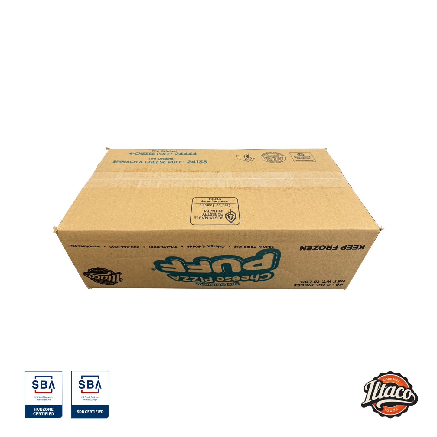 Iltaco Frozen Pizza Puffs (Food Service)