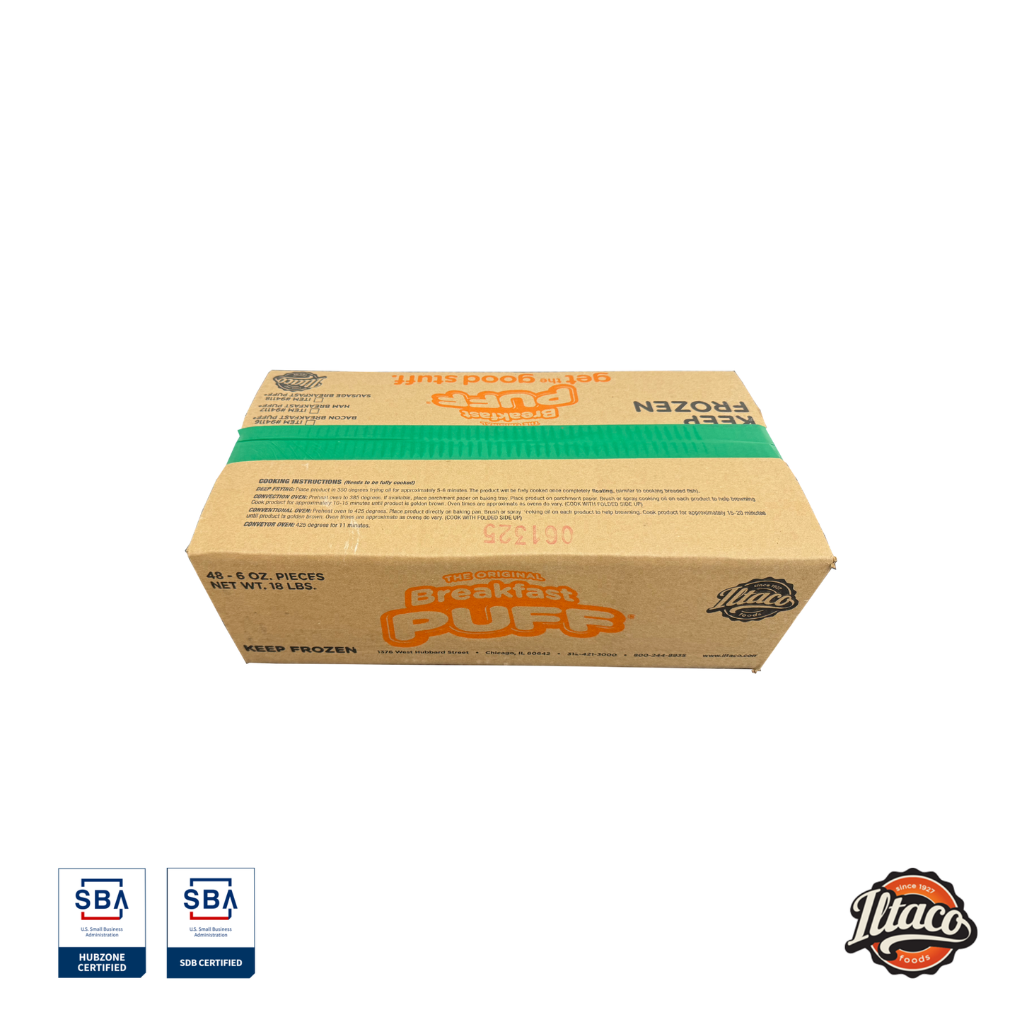 Iltaco Frozen Pizza Puffs (Food Service)