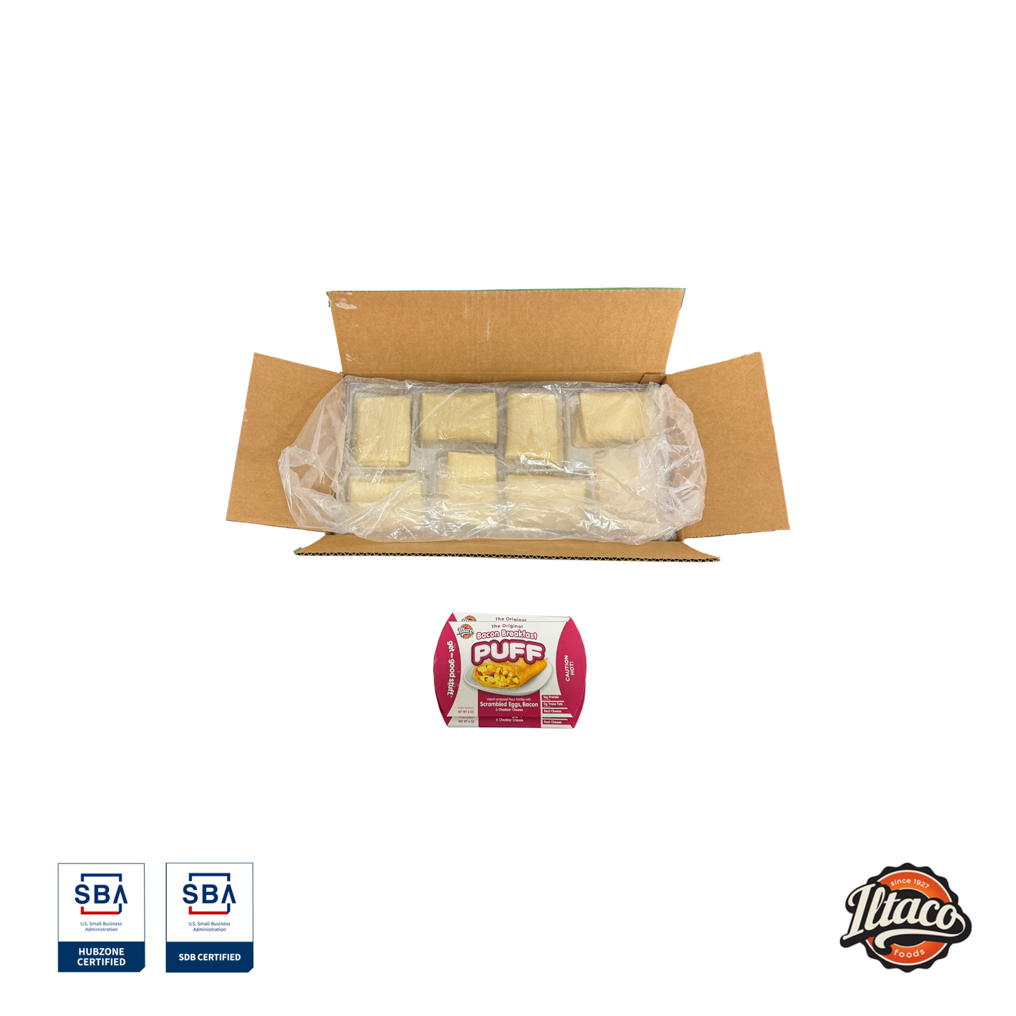 Iltaco Frozen Pizza Puffs (Food Service)