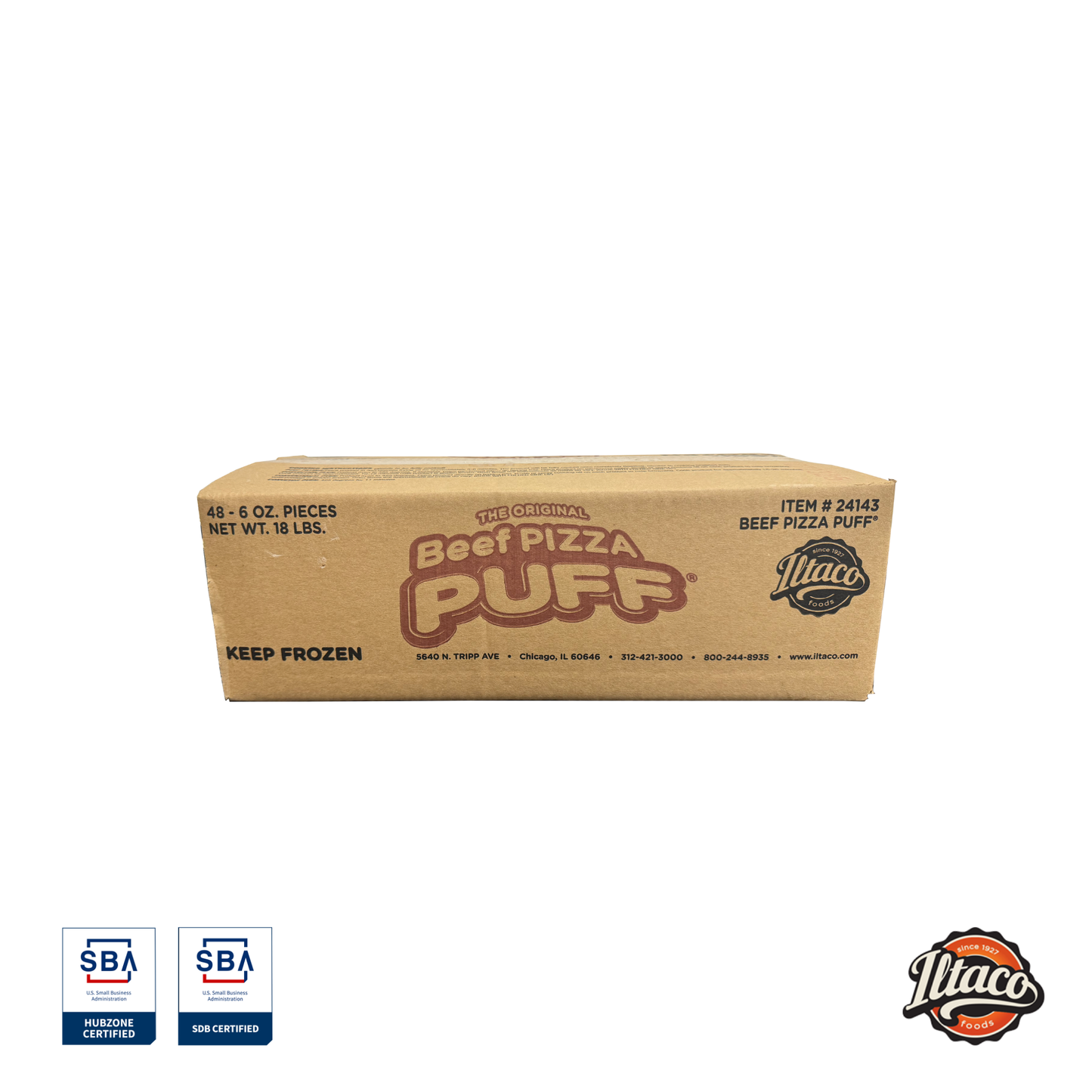 Iltaco Frozen Pizza Puffs (Food Service)