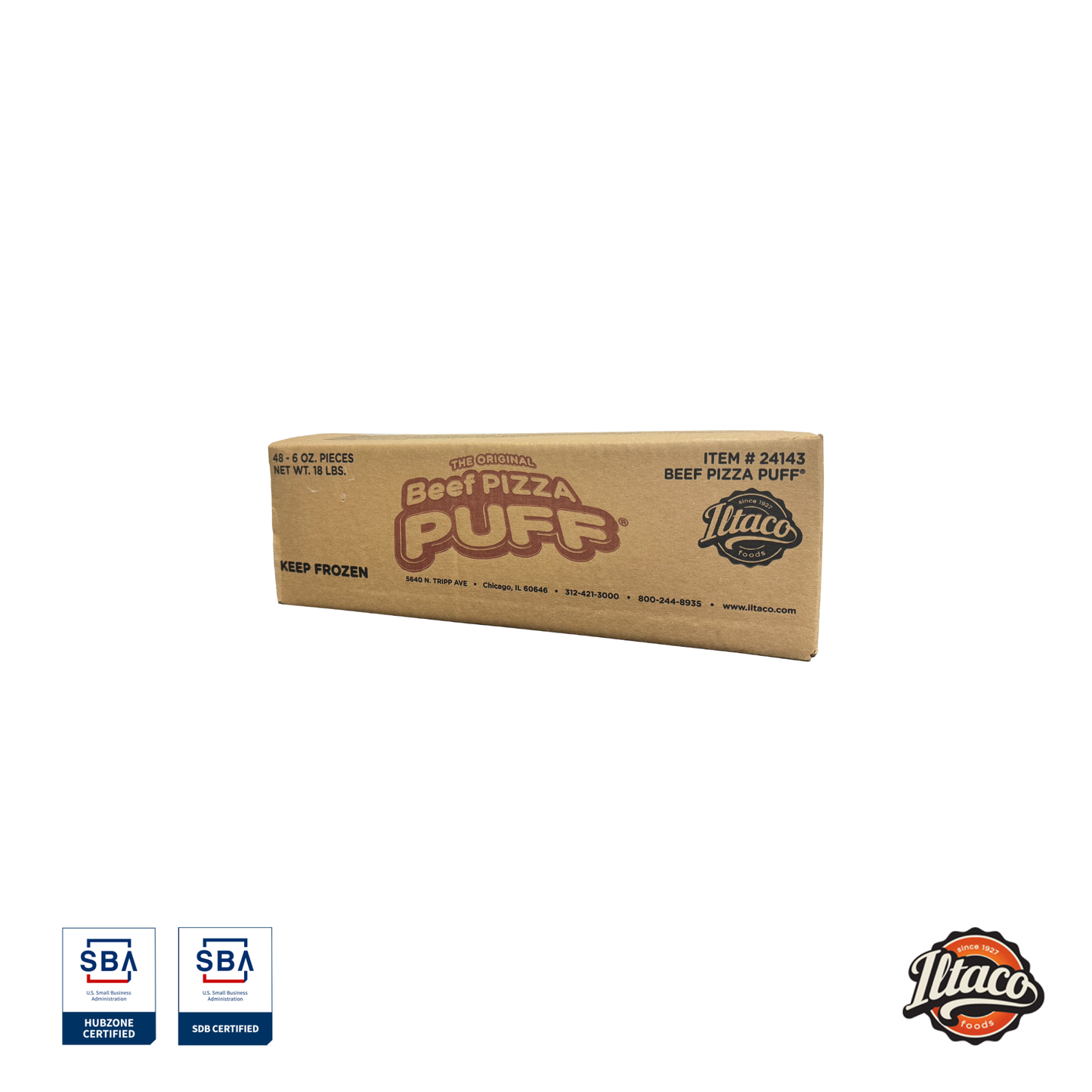 Iltaco Frozen Pizza Puffs (Food Service)