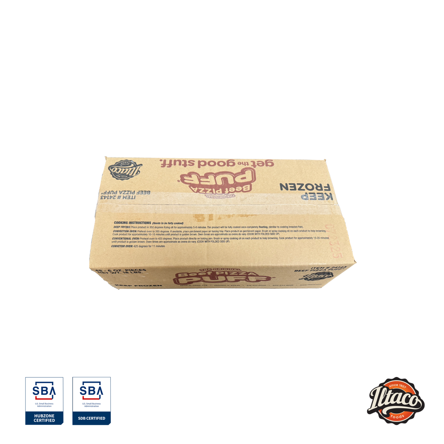 Iltaco Frozen Pizza Puffs (Food Service)