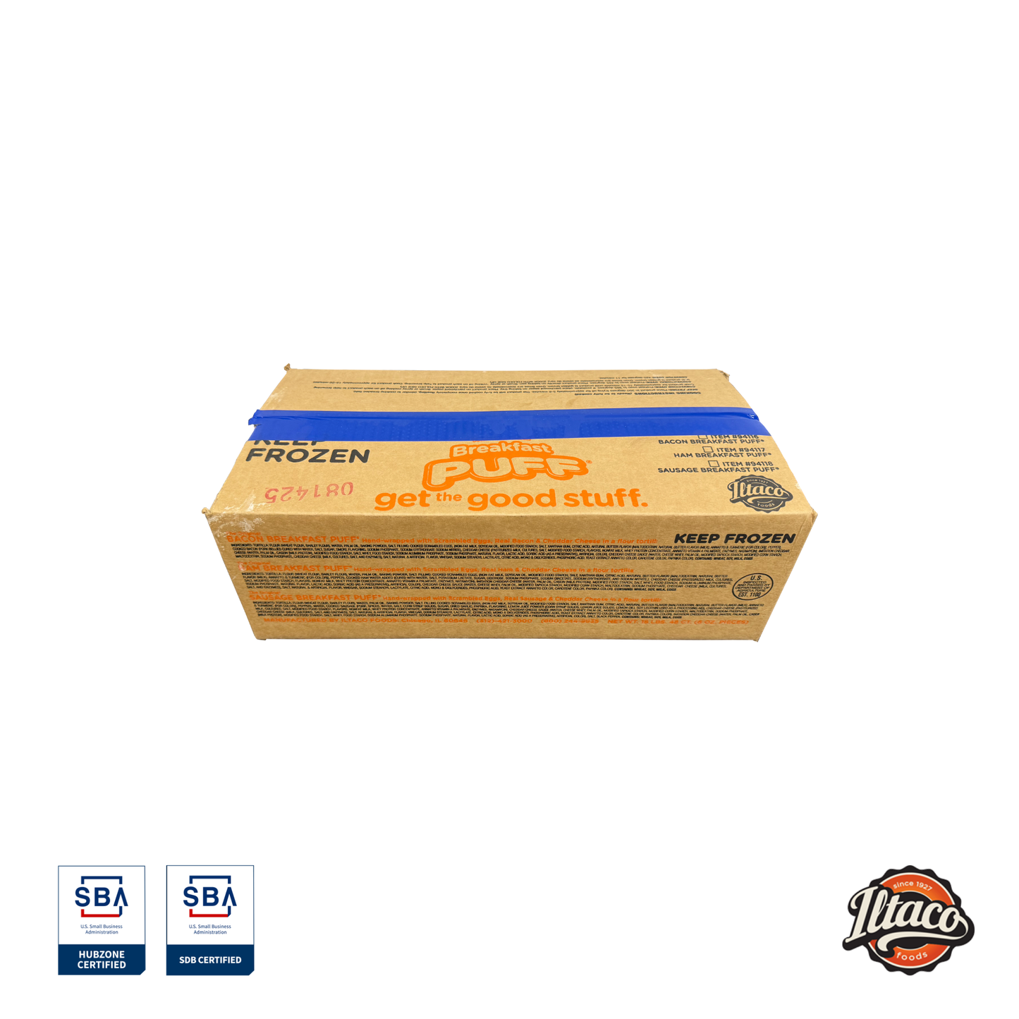 Iltaco Frozen Pizza Puffs (Food Service)