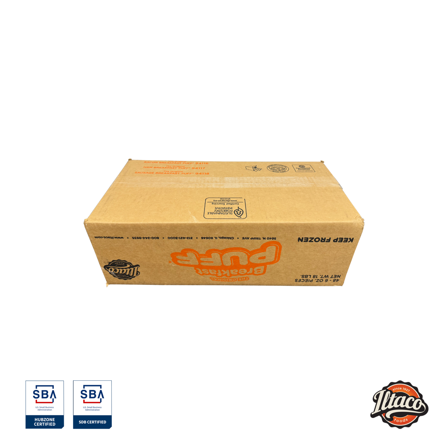Iltaco Frozen Pizza Puffs (Food Service)