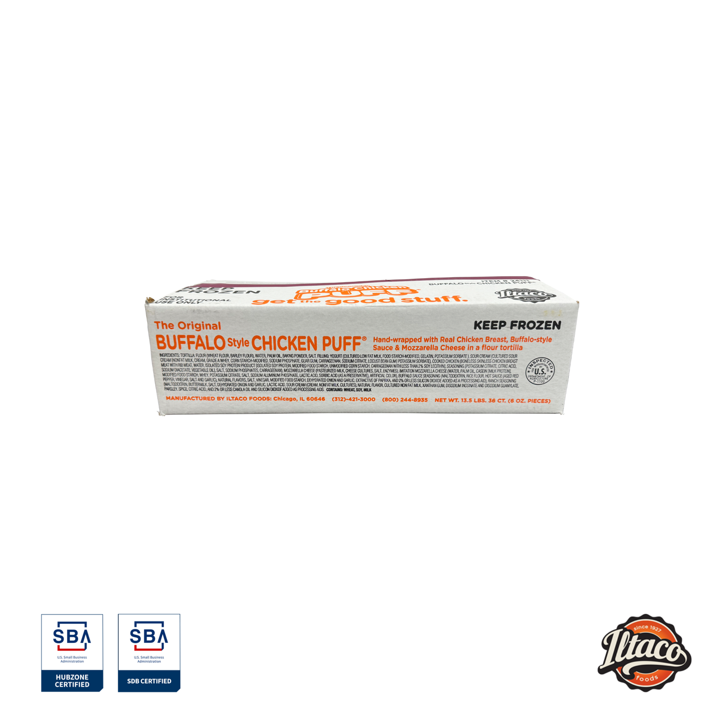 Iltaco Frozen Pizza Puffs (Food Service)