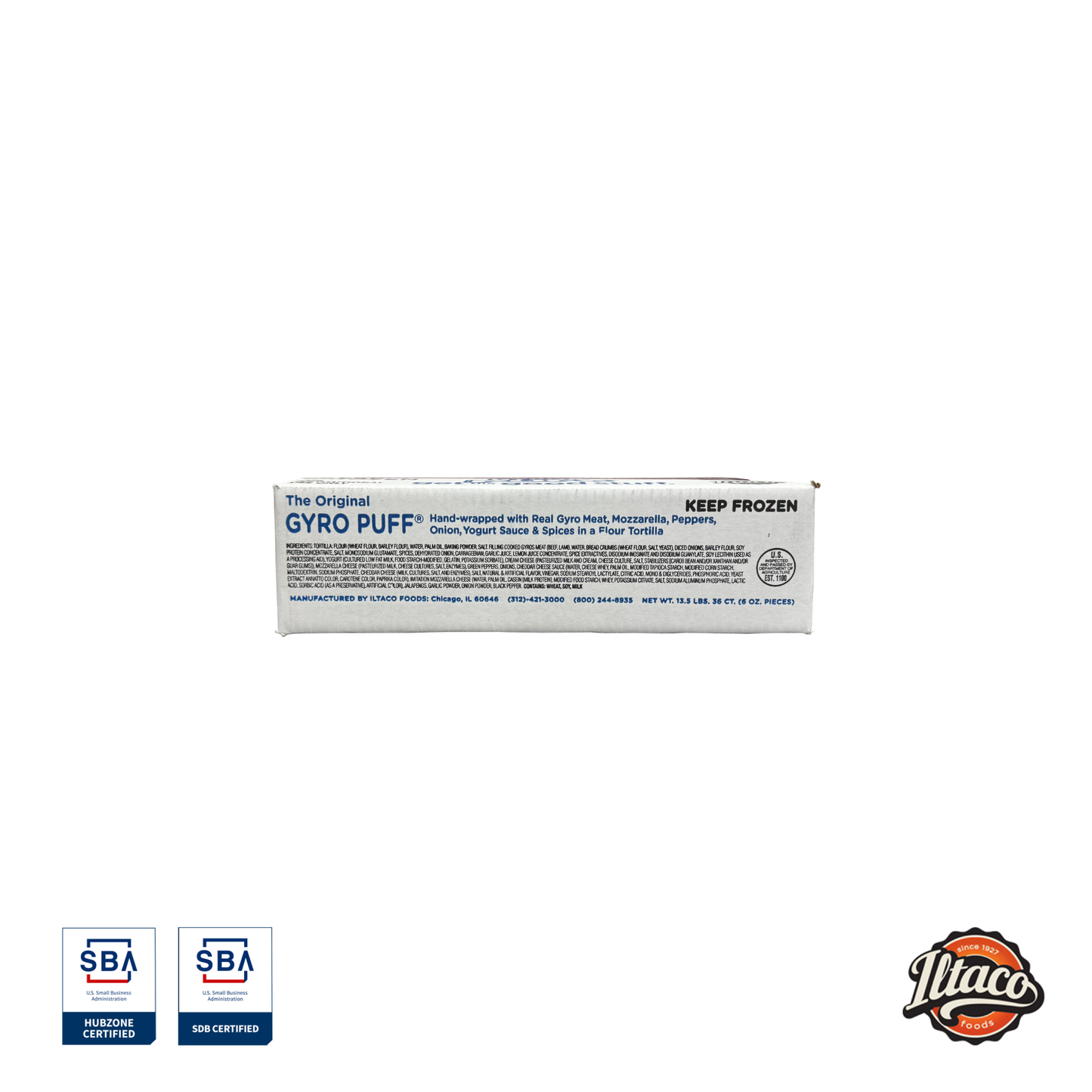 Iltaco Frozen Pizza Puffs (Food Service)