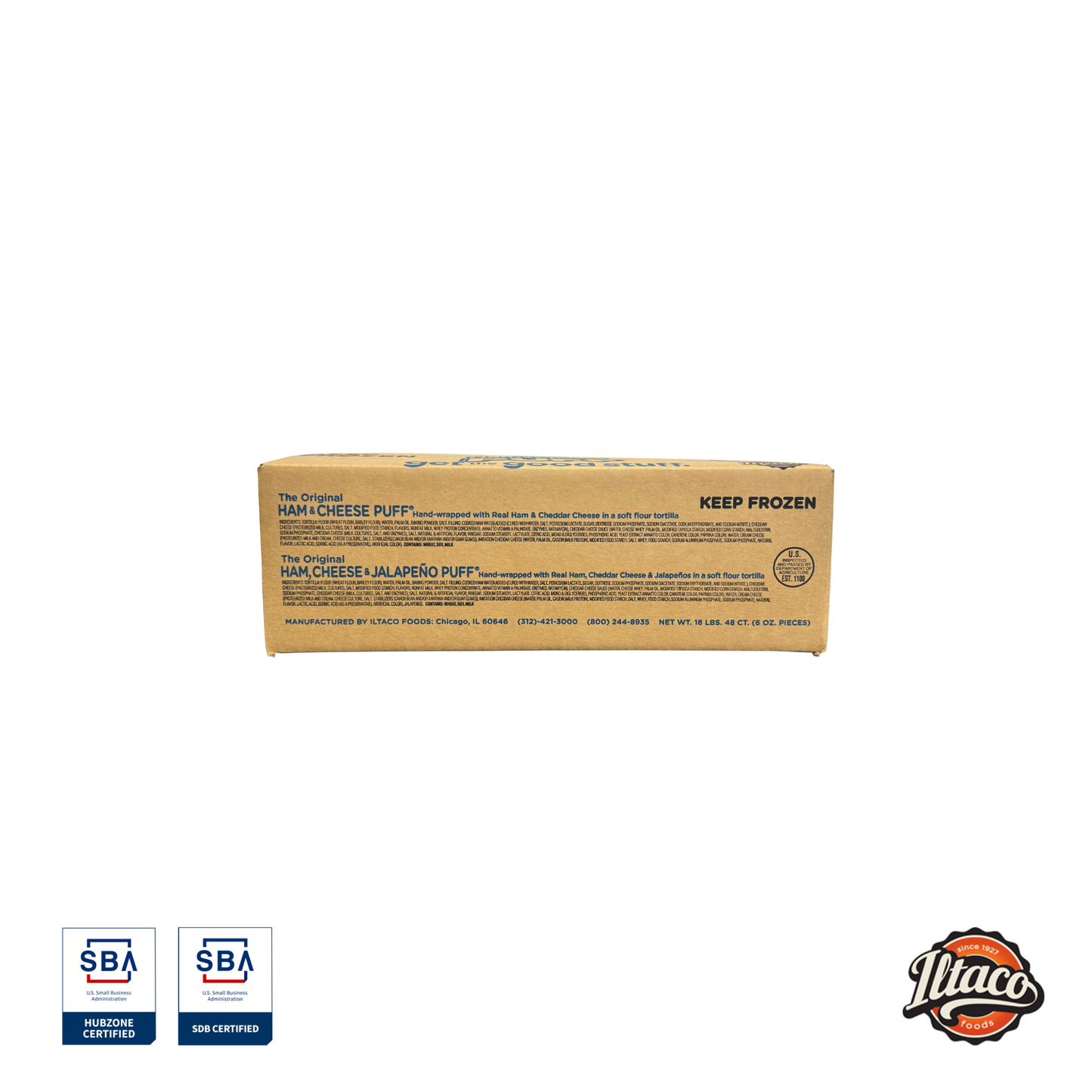 Iltaco Frozen Pizza Puffs (Food Service)