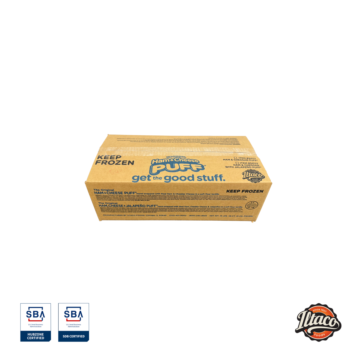 Iltaco Frozen Pizza Puffs (Food Service)