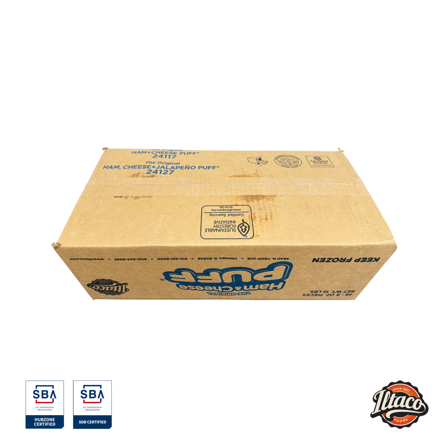 Iltaco Frozen Pizza Puffs (Food Service)