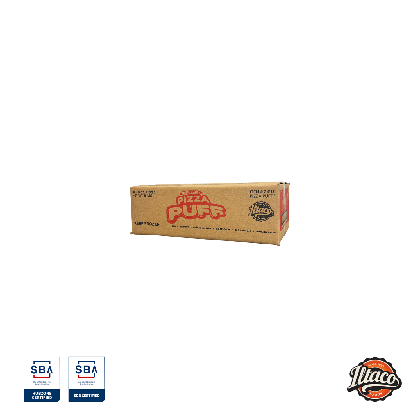 Iltaco Frozen Pizza Puffs (Food Service)