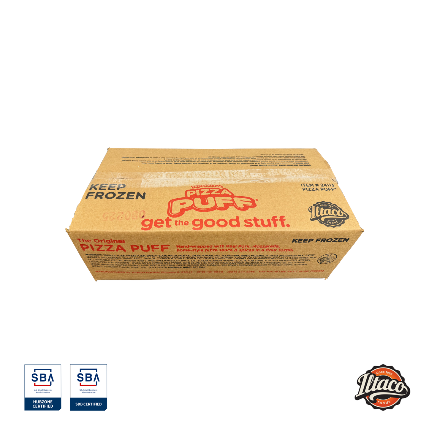 Iltaco Frozen Pizza Puffs (Food Service)