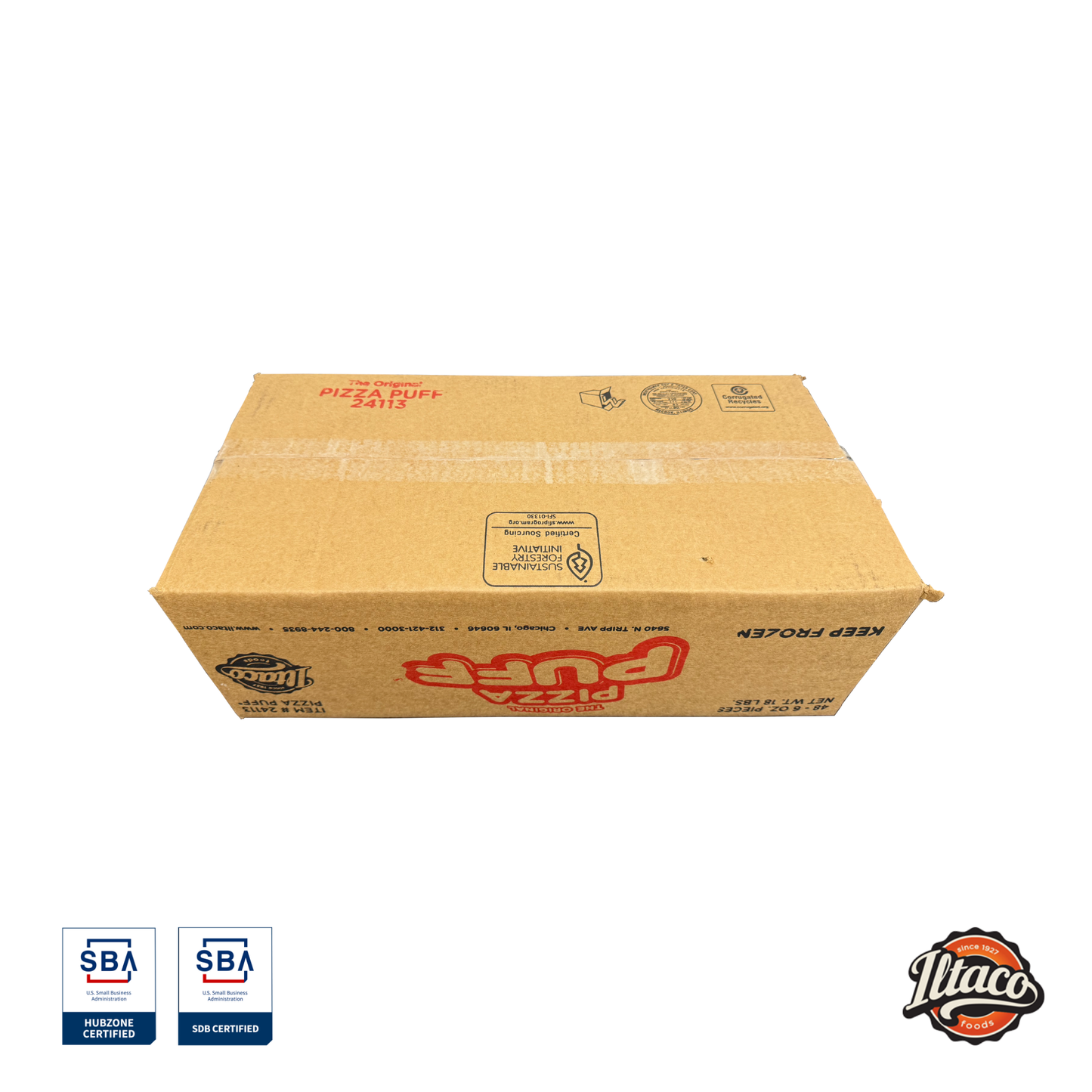 Iltaco Frozen Pizza Puffs (Food Service)