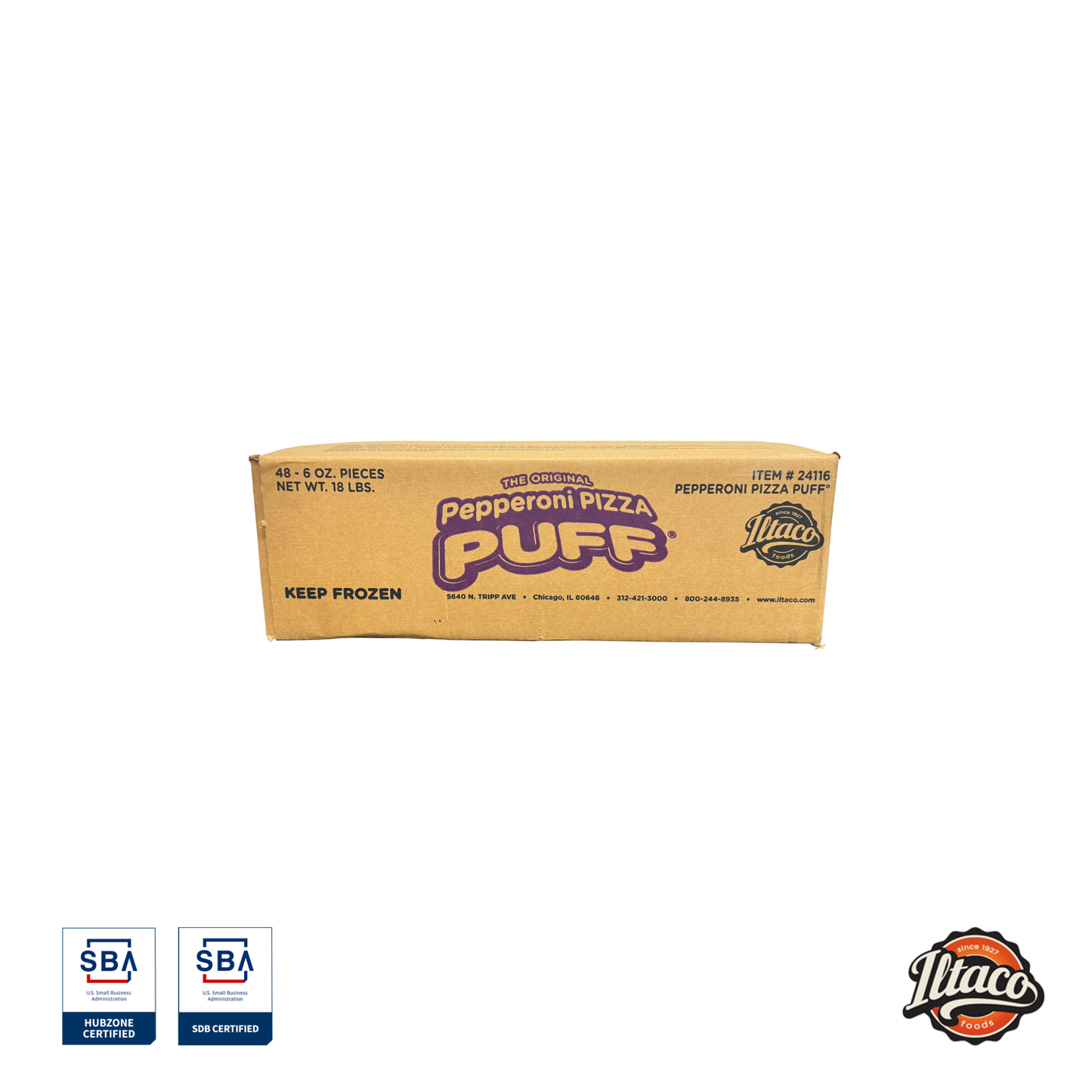 Iltaco Frozen Pizza Puffs (Food Service)