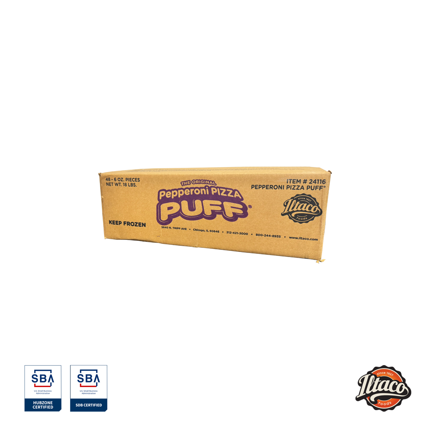 Iltaco Frozen Pizza Puffs (Food Service)