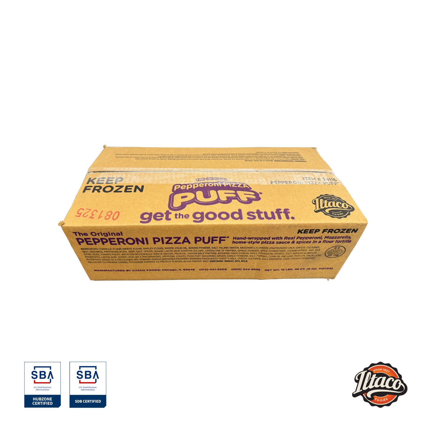 Iltaco Frozen Pizza Puffs (Food Service)