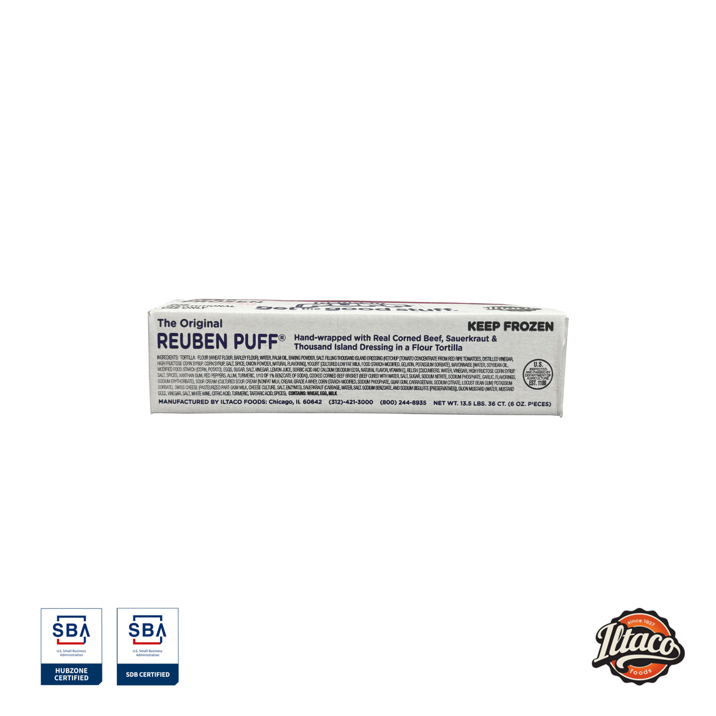 Iltaco Frozen Pizza Puffs (Food Service)