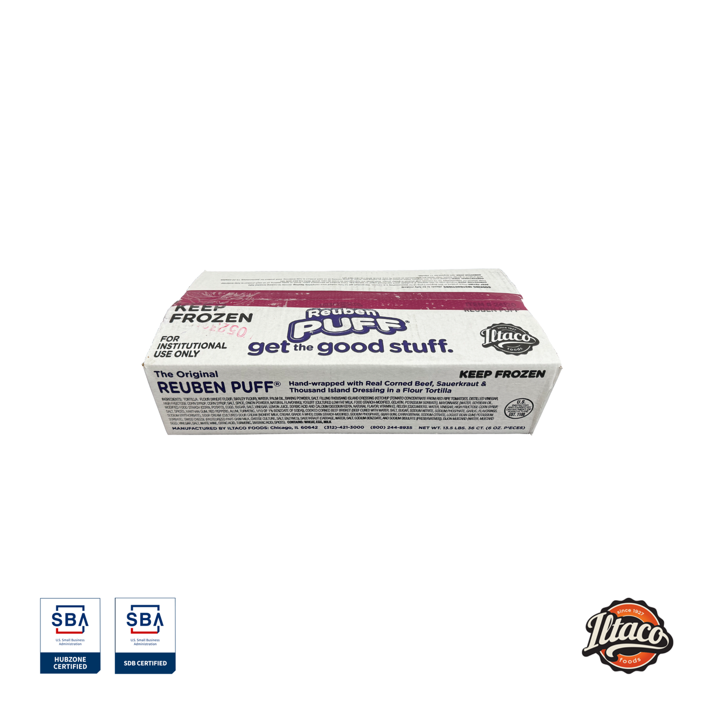 Iltaco Frozen Pizza Puffs (Food Service)