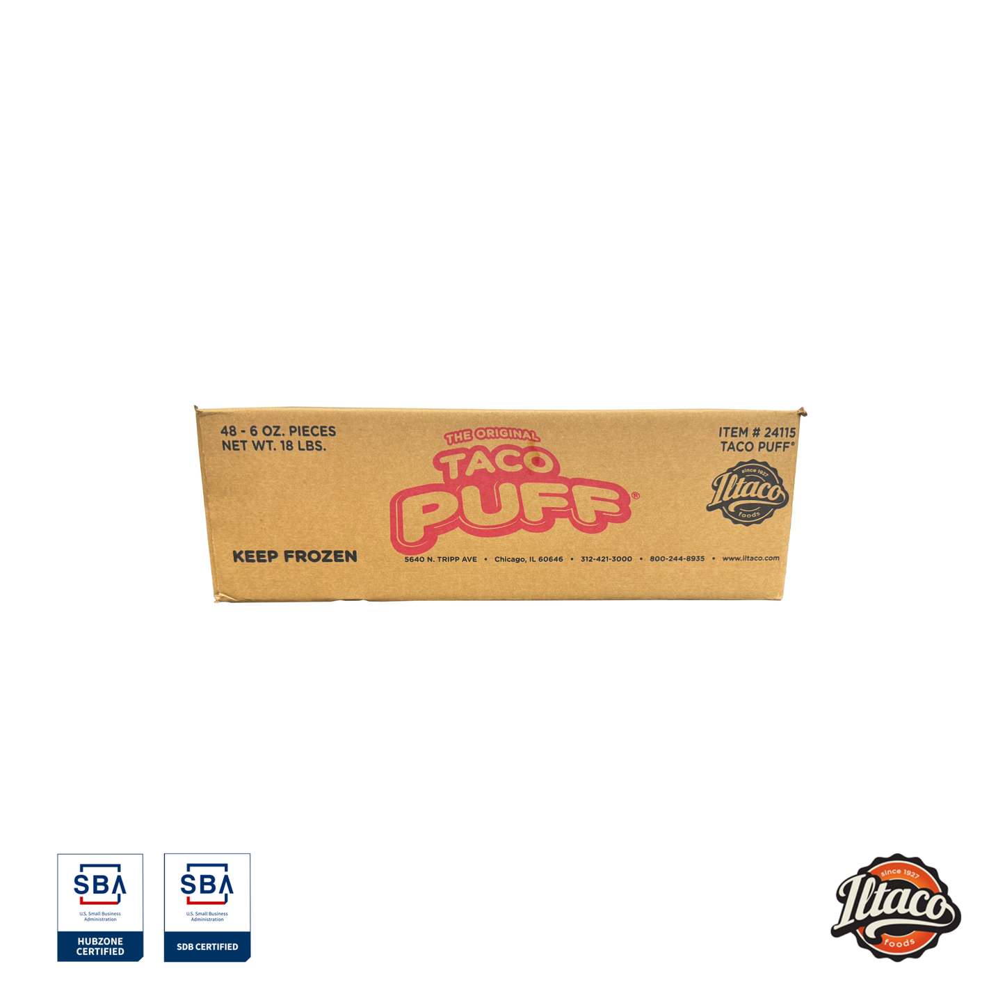 Iltaco Frozen Pizza Puffs (Food Service)