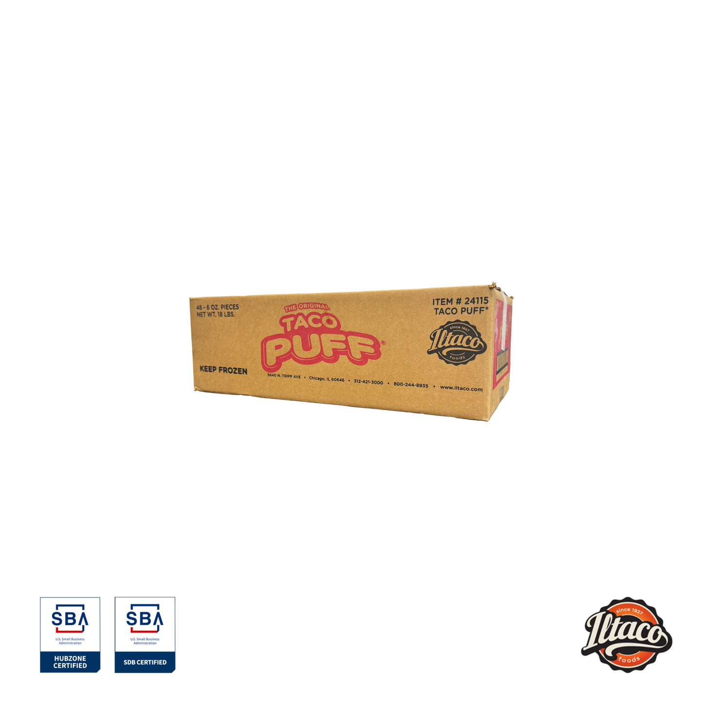 Iltaco Frozen Pizza Puffs (Food Service)