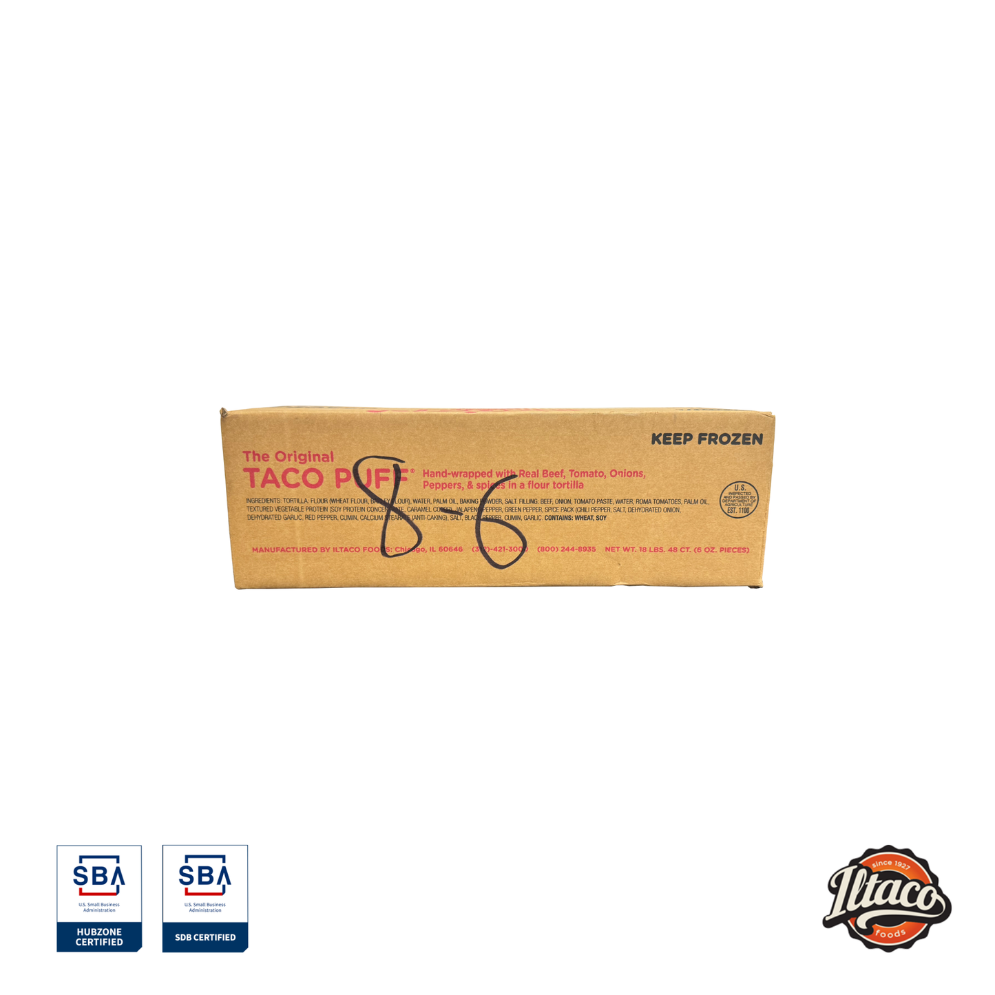 Iltaco Frozen Pizza Puffs (Food Service)