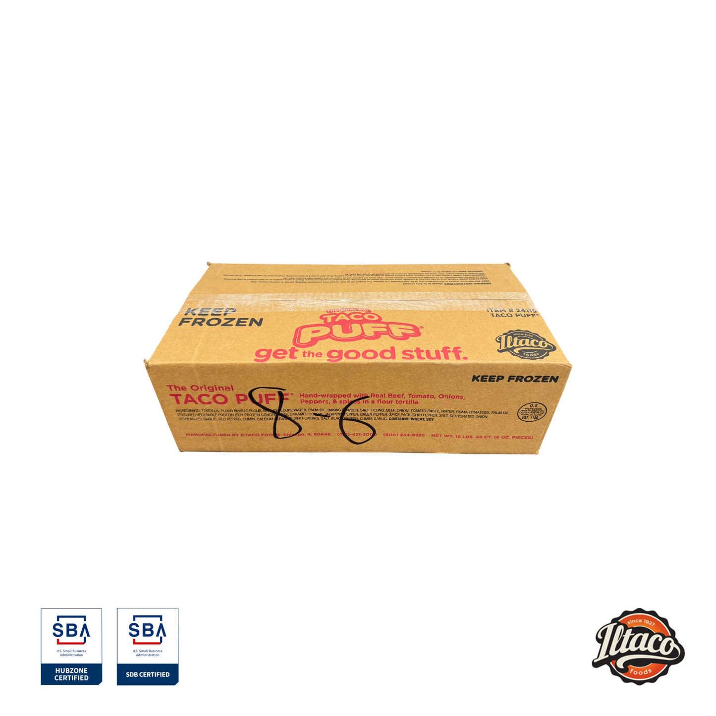 Iltaco Frozen Pizza Puffs (Food Service)