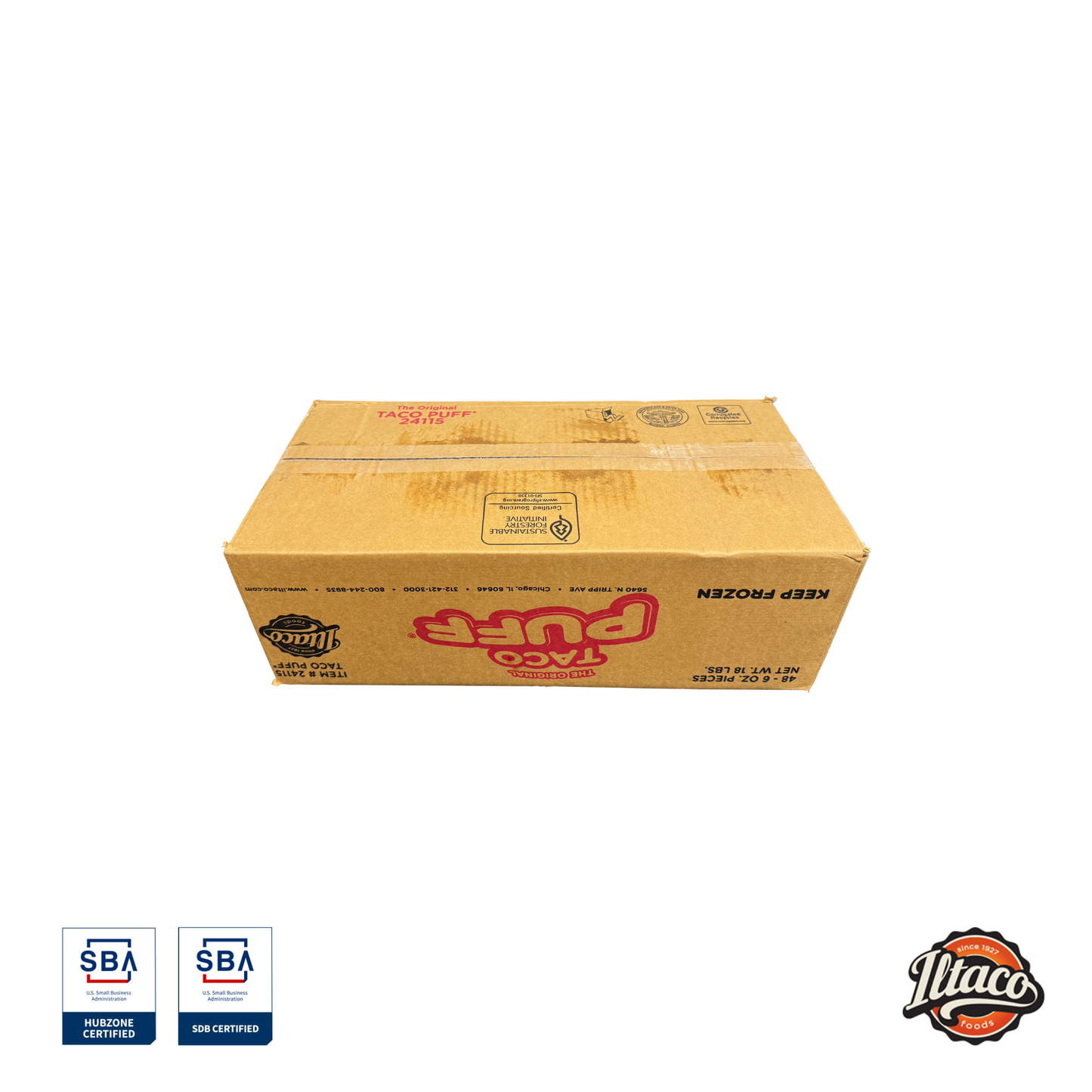 Iltaco Frozen Pizza Puffs (Food Service)