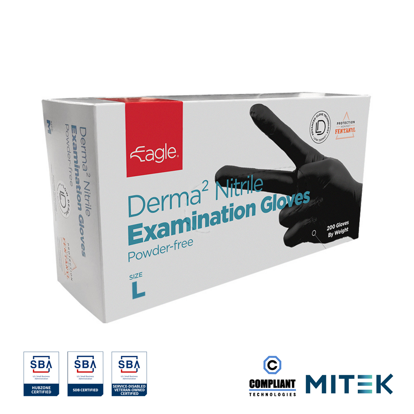 Eagle Protect Derma2 Nitrile Gloves