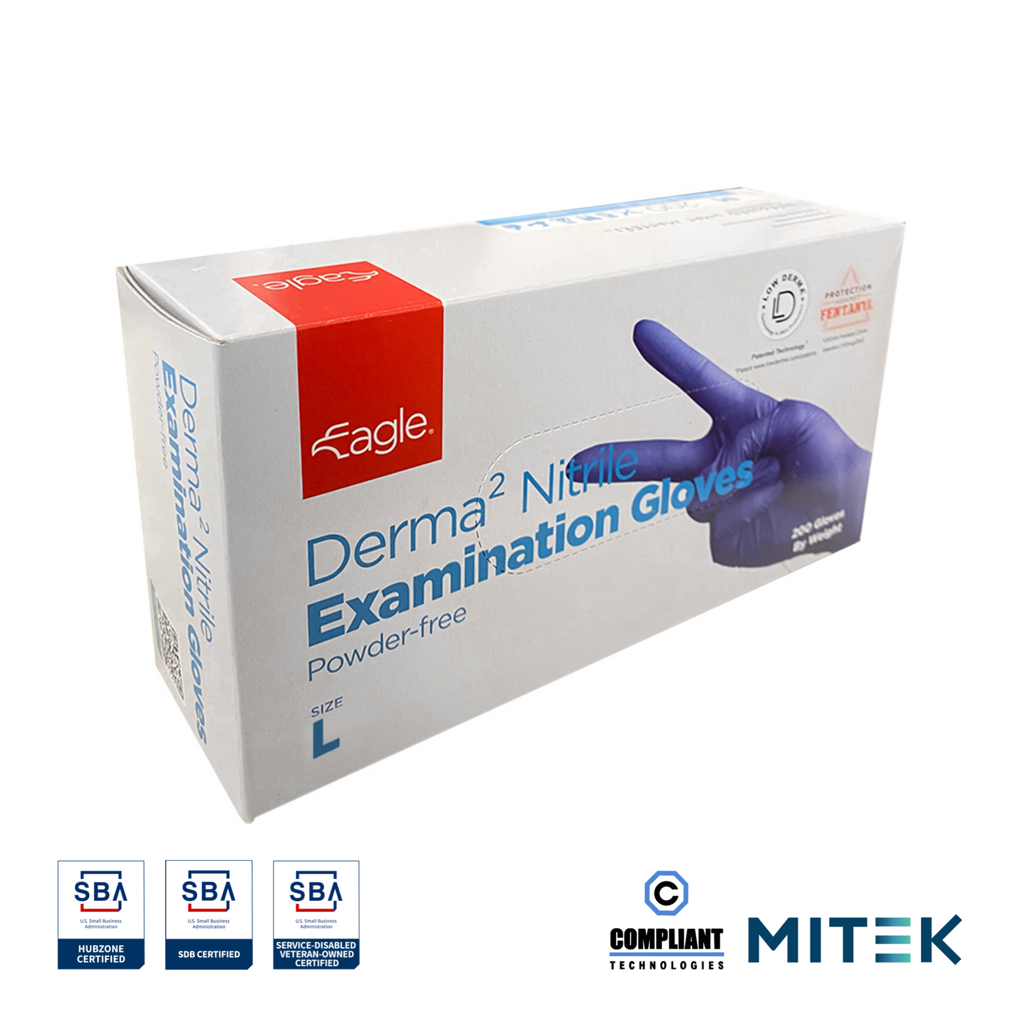 Eagle Protect Derma2 Nitrile Gloves