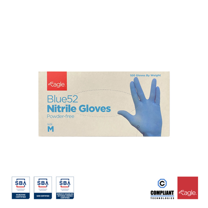 Eagle Protect Blue52 Nitrile Gloves