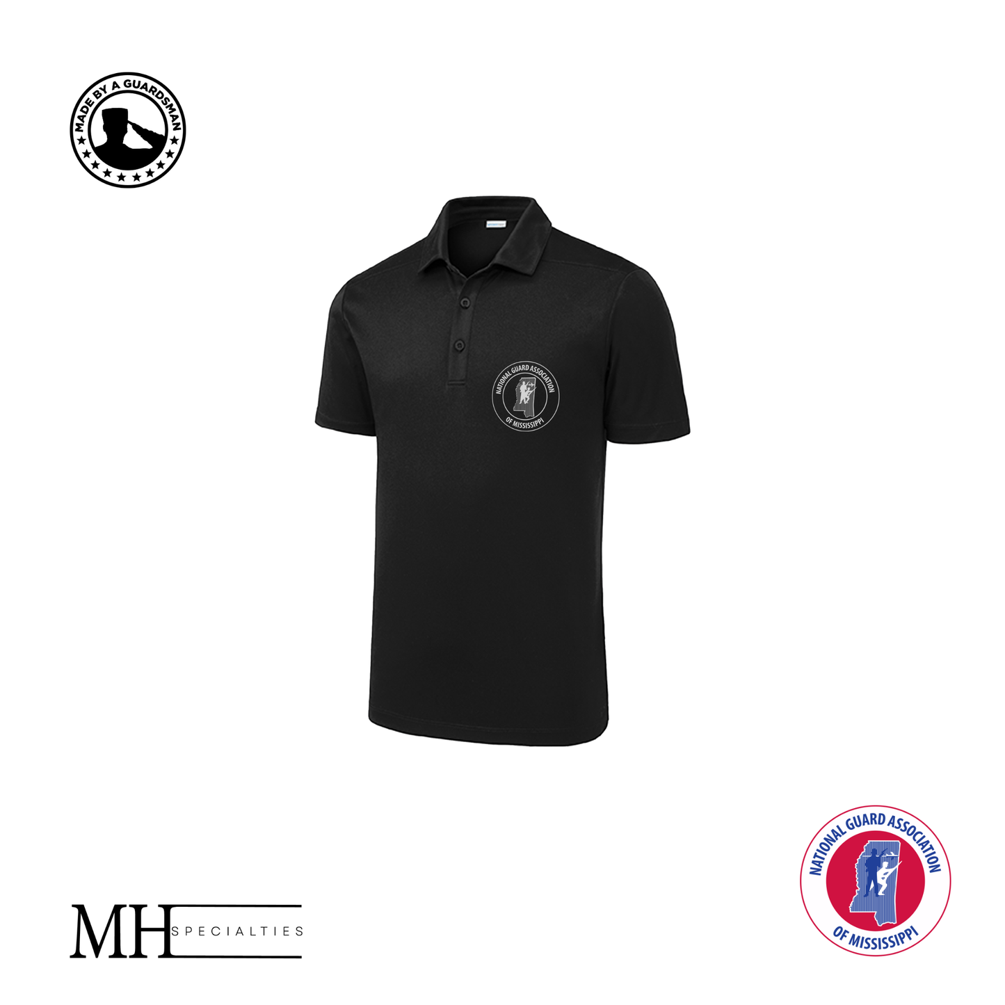 MH Specialties 1 Color NGAMS Men's Polos