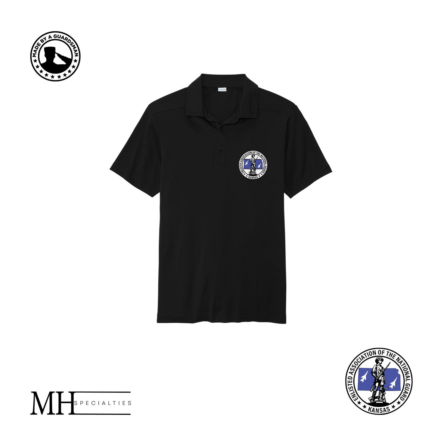 MH Specialties Full Color EANGKS Men's Polos