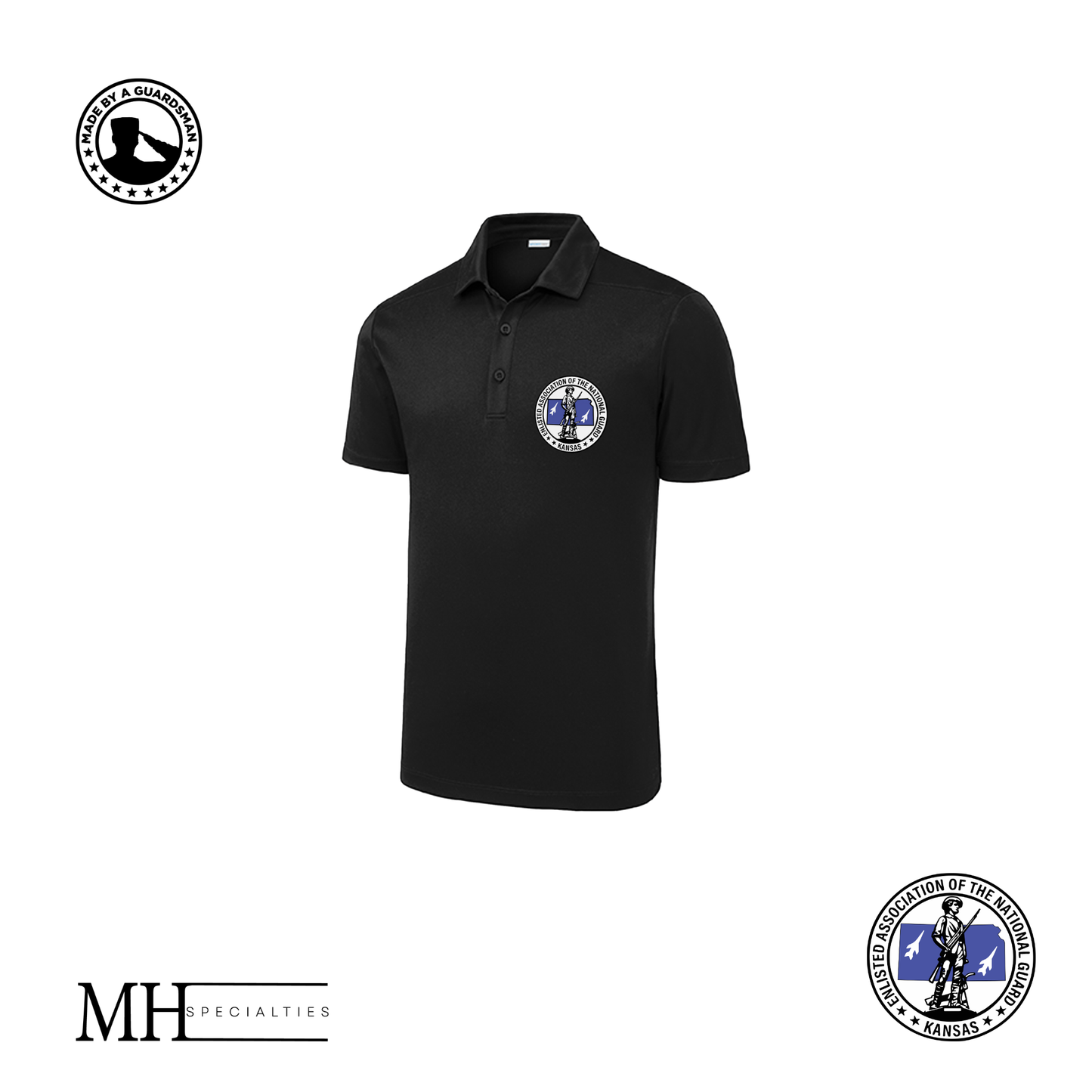MH Specialties Full Color EANGKS Men's Polos