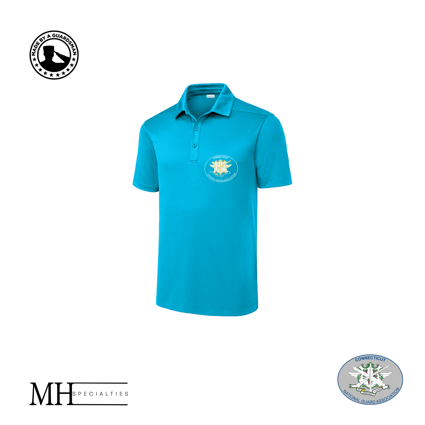 MH Specialties 2 Color NGACT Men's Polos