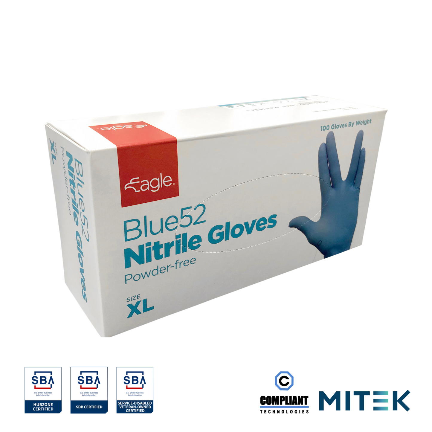 Eagle Protect Blue52 Nitrile Gloves