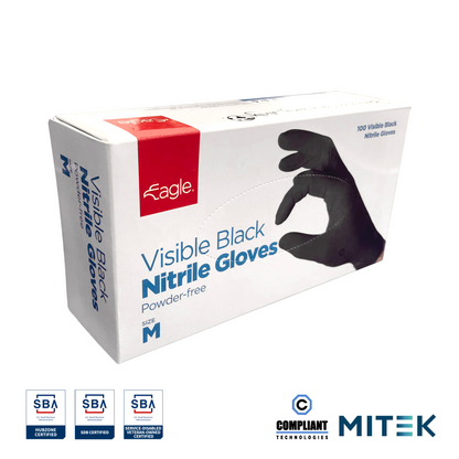 Eagle Protect Visible Nitrile Gloves