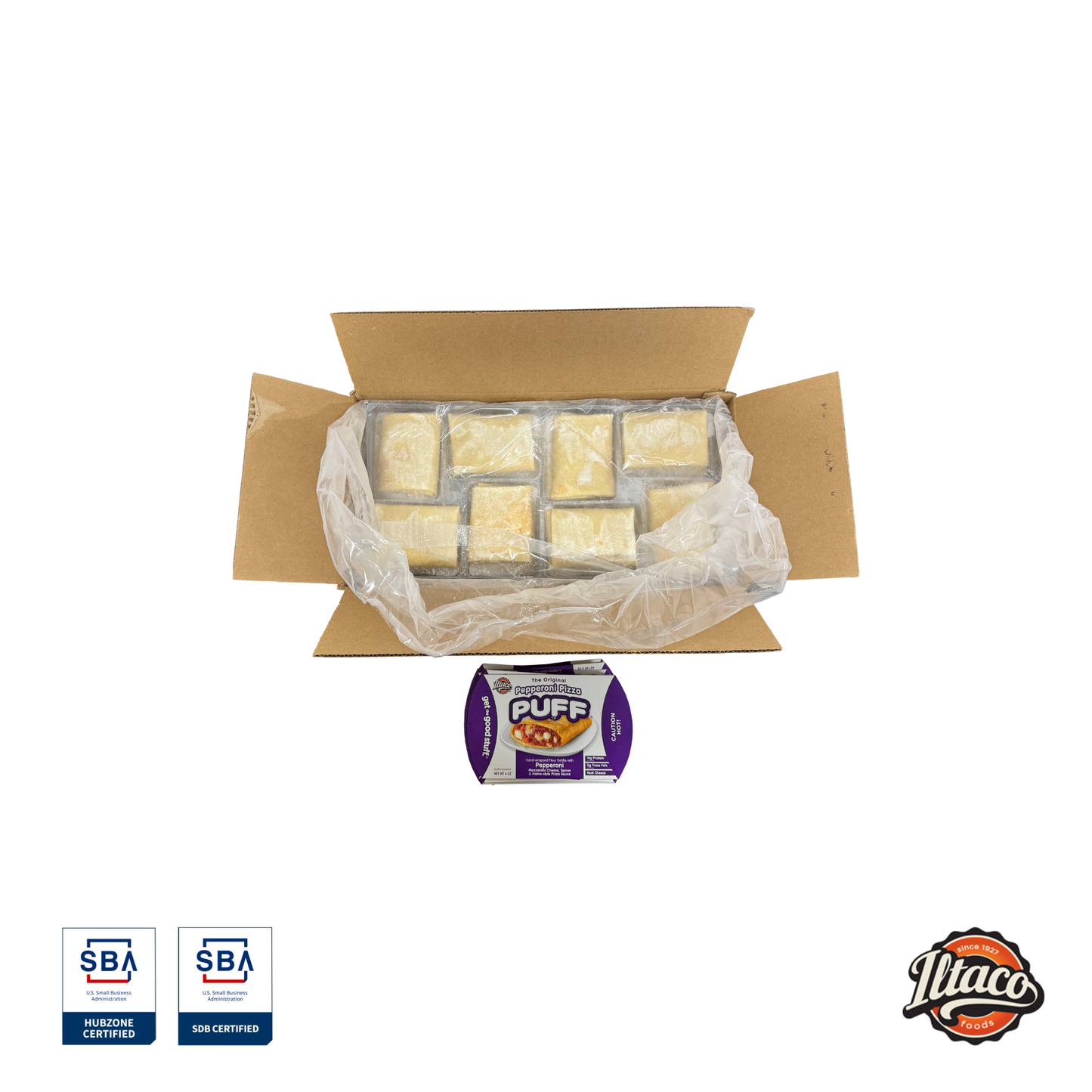 Iltaco Frozen Pizza Puffs (Food Service)