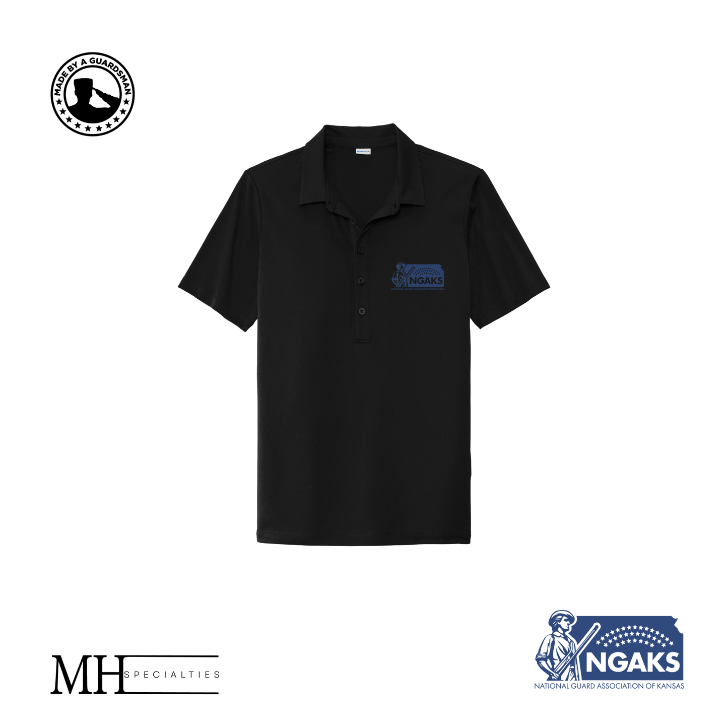 MH Specialties Full Color NGAKS Women's Polos