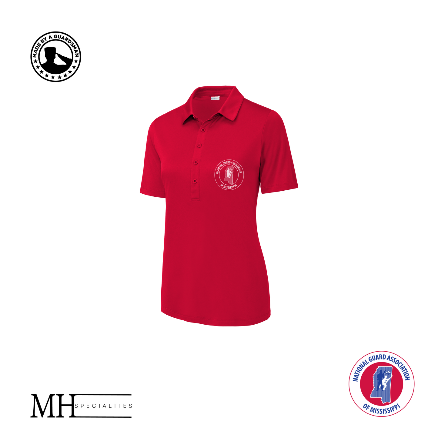 MH Specialties 1 Color NGAMS Women's Polos