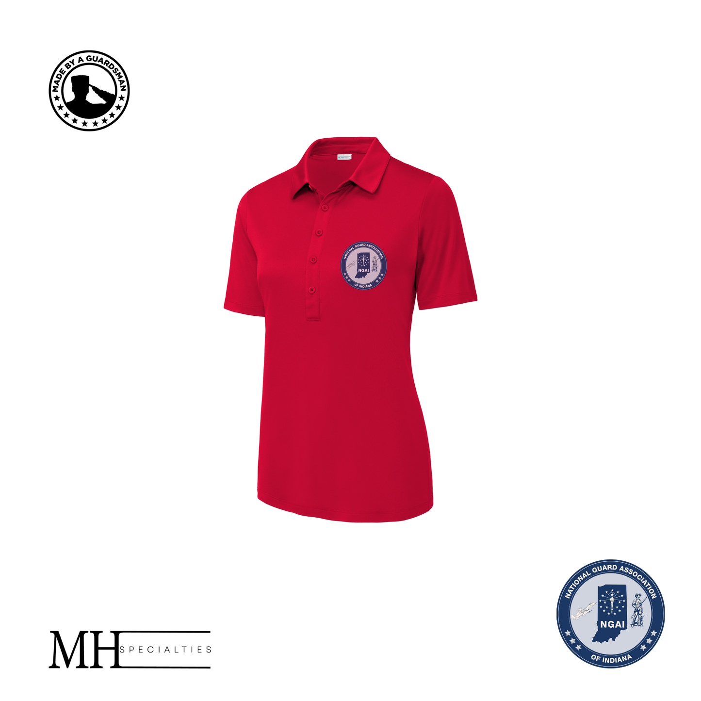 MH Specialties Full Color NGAI Women's Polos