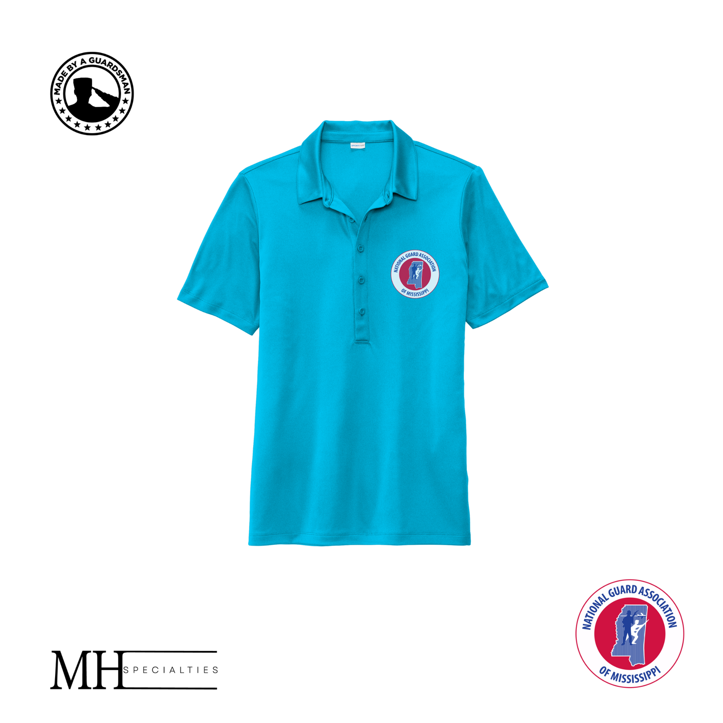 MH Specialties Full Color NGAMS Women's Polos
