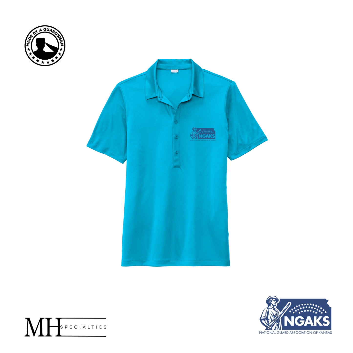 MH Specialties Full Color NGAKS Women's Polos