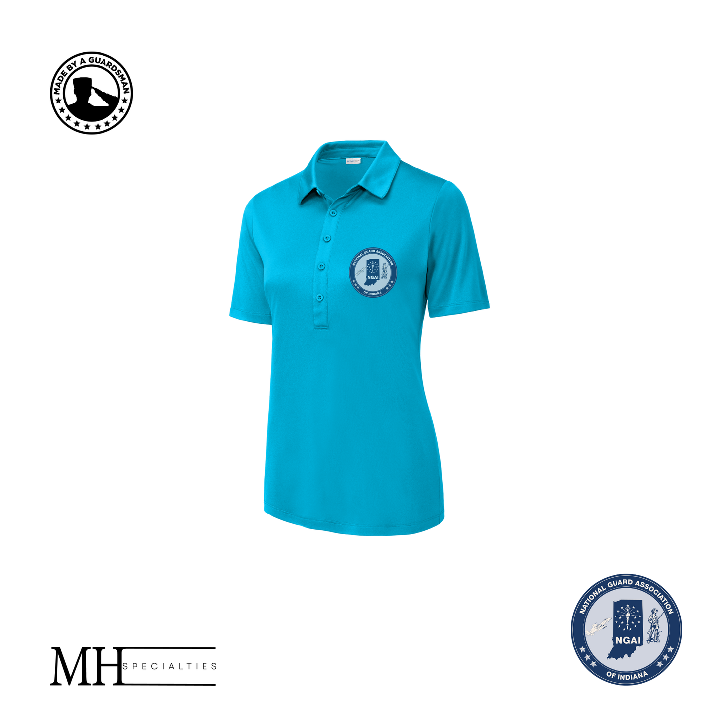 MH Specialties Full Color NGAI Women's Polos